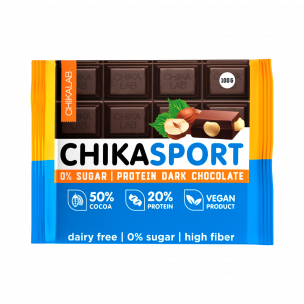 Chikalab Шоколад темный с фундуком, 100 грамм