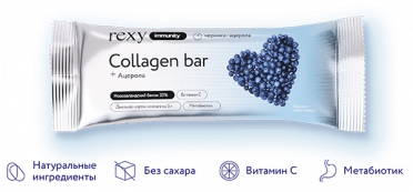ProteinRex Rexy Collagen Bar, 40 гр