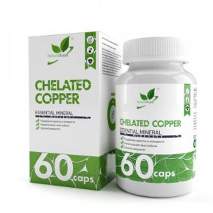 Natural Supp Chelated Copper, 60 капсул