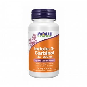 NOW Indole-3-Carbinol I3C 200 mg, 60 капсул