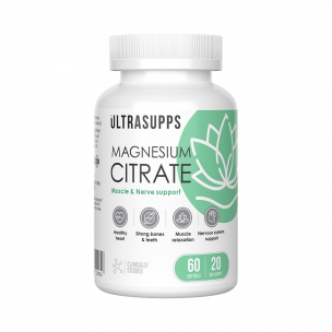 Ultrasupps Magnesium Citrate, 60 капсул