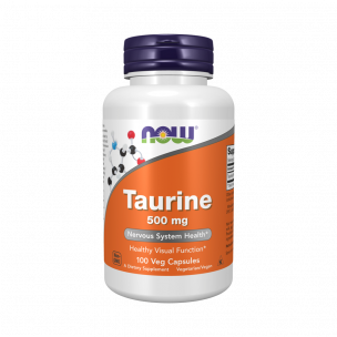 NOW Taurine 500 мг, 100 капсул