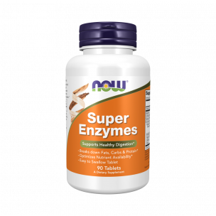 NOW Super Enzymes, 90 таблеток