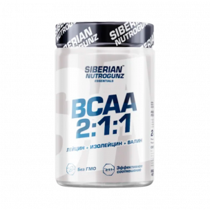 Siberian Nutrogunz BCAA 2:1:1, 225 грамм