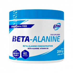 6PAK Nutrition BETA-ALANINE, 200 гр