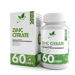 Natural Supp Zinc Citrat, 60 капс