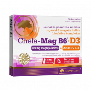 Olimp Labs Chela-Mag B6+D3, 30 капсул