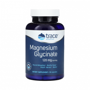 Trace Minerals Magnesium Glycinate 120 mg, 90 капсул