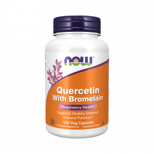 NOW Quercetin with Bromelain, 120 капсул