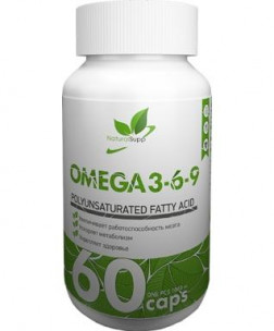 Natural Supp OMEGA 3-6-9, 60 капс