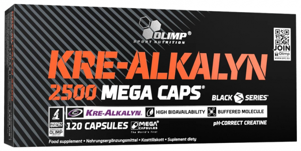 Olimp Sport Nutrition Kre-Alkalyn 2500 Mega Caps, Кре-Алкалин 2500 Мега Капс, 120 капсул