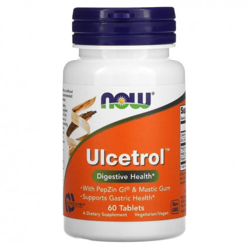 NOW Ulcetrol, Ульцетрол, 60 таб