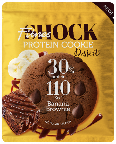 FitnesShock Protein Cookie Dessert, 35 грамм