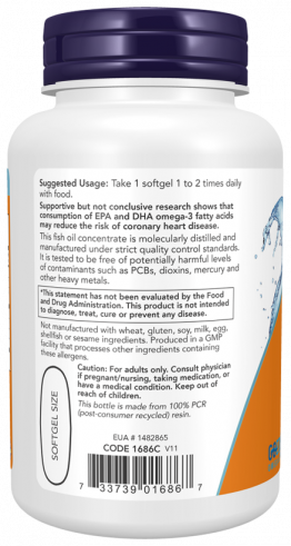 NOW Tri-3D Omega Softgels, 90 капсул NOW Tri-3D Omega Softgels, 90 капсул