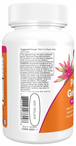 NOW Prenatal Gels+DHA, 180 капсул