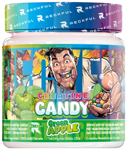 Reckful Creatine Candy, Креатин кэнди, 150 таблеток