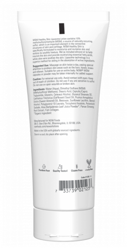 NOW MSM Liposome Lotion, Липосомальный лосьон с МСМ для лица и тела, 237 мл