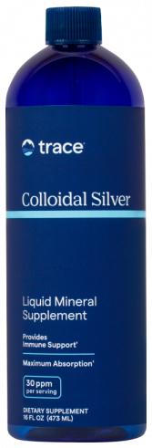 Trace Minerals Colloidal Silver 30 ppm, 473 мл