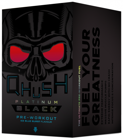 USN Qhush Platinum Black, 300 грамм