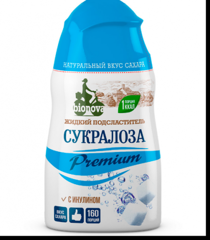 Bionova ЖИДКИЙ САХАРОЗАМЕНИТЕЛЬ СУКРАЛОЗА PREMIUM, 80 г
