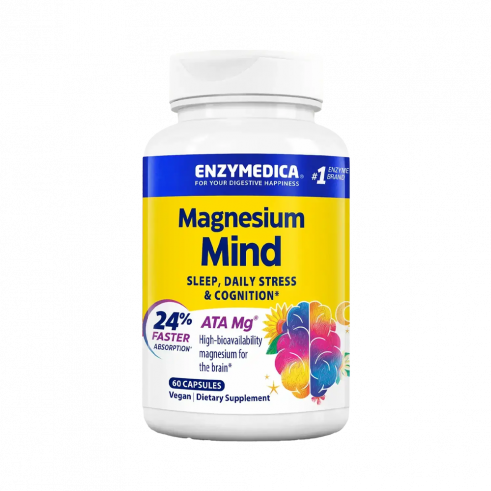 Enzymedica Magnesium Mind 350 mg, 60 капсул Enzymedica Magnesium Mind 350 mg, 60 капсул