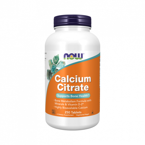 NOW Calcium Citrate, 250 таблеток