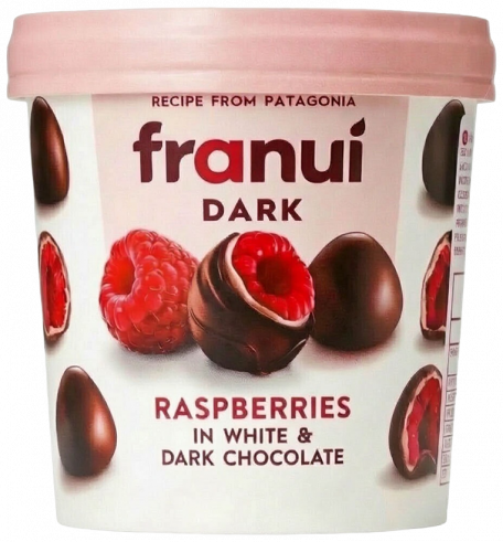 Franui Малина в белом и темном шоколаде, 150 грамм