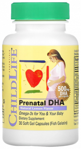 ChildLife Prenatal DHA, 30 капсул