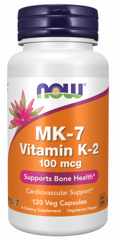 NOW MK-7 Vitamin K-2 100 mcg, 120 капсул