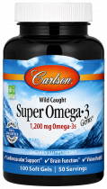 Carlson Labs Super Omega-3 Gems, 100+30 капсул
