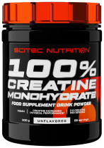 Scitec Nutrition 100% Creatine Monohydrate, Креатина моногидрат, 300 грамм