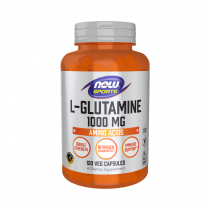 NOW L-Glutamine 1000 mg, L-Глютамин 1000 мг, 120 капсул