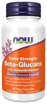 NOW Beta-1,3/1,6-D-Glucan, Бета-1,3/1,6-D-Глюкан, 60 капсул