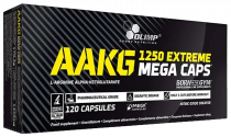 Olimp Sport Nutrition AAKG 1250 Extreme Mega Caps, ААКГ 1250 Экстрим Мега Капс, 120 капсул
