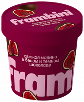 Frambini Малина в белом и темном шоколаде, 130 грамм