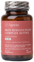 Agorax Iron Bisglycinate Complex Active, 60 капсул