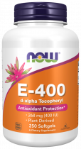 NOW Vitamin E, Натуральный Витамин Е, 250 капсул