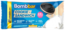 Bombbar Печенье неглазированное с начинкой, 25 грамм